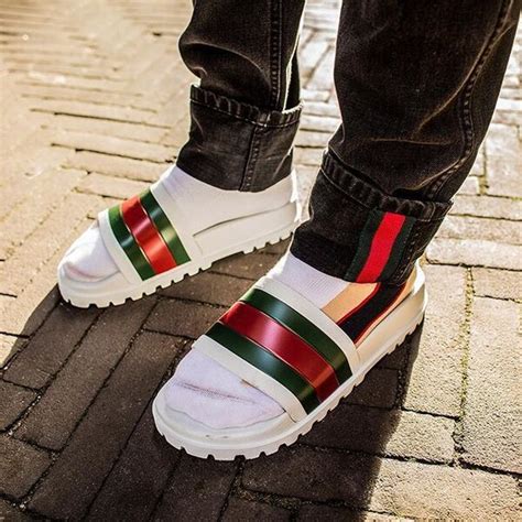 cheap men gucci slides|discount gucci slides for men.